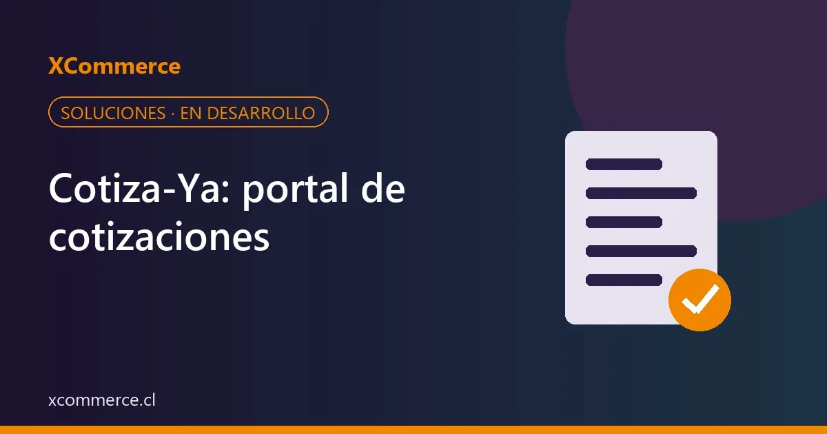 Cotiza-Ya: portal de cotizaciones (en desarrollo)
