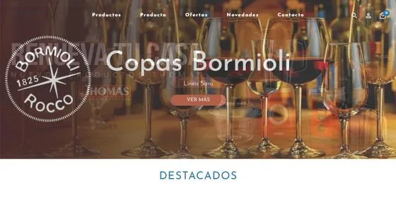 Portada de la tienda online de Socoex, hecha con XCommerce